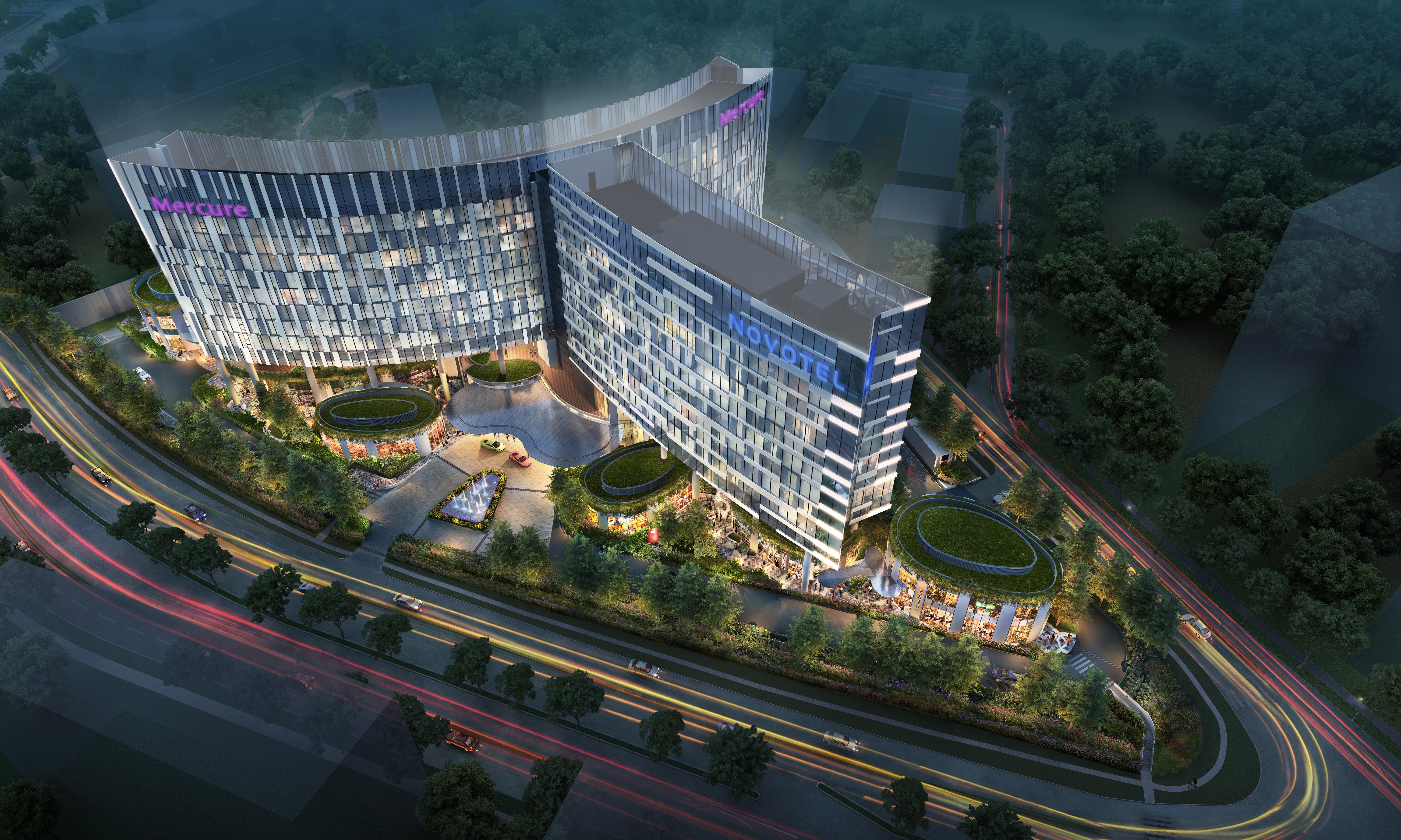 Novotel Singapore On Stevens Singapura Exterior foto